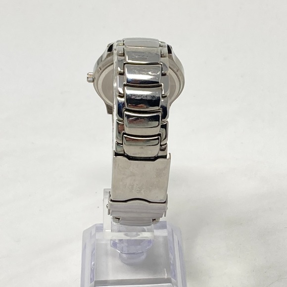 Lorus Watch Women 32mm Silver Tone Blue Dial LR0798 New Battery 7" - Picture 6 of 16